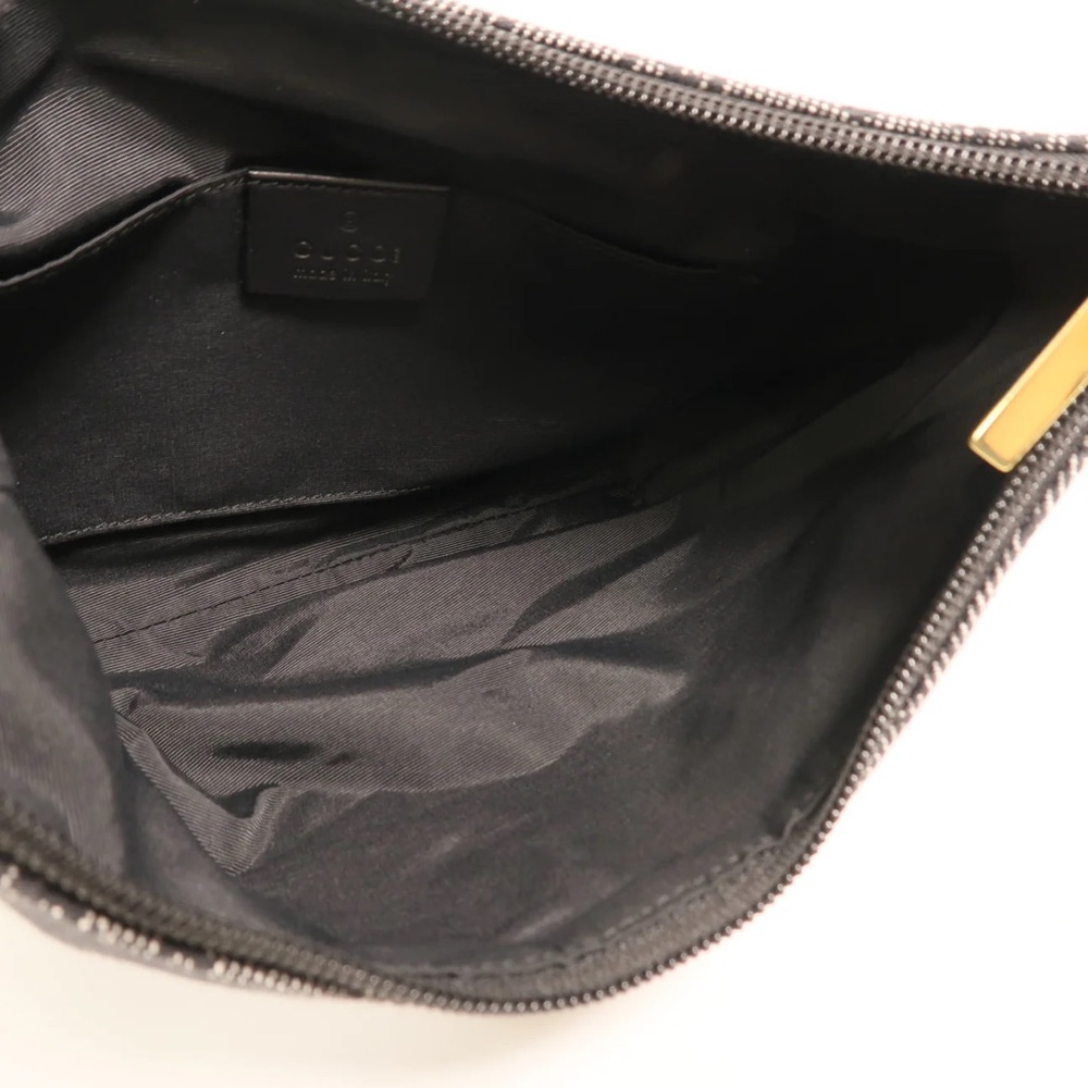 Gucci GG Black Denim Shoulder Bag - Picture 4 of 6